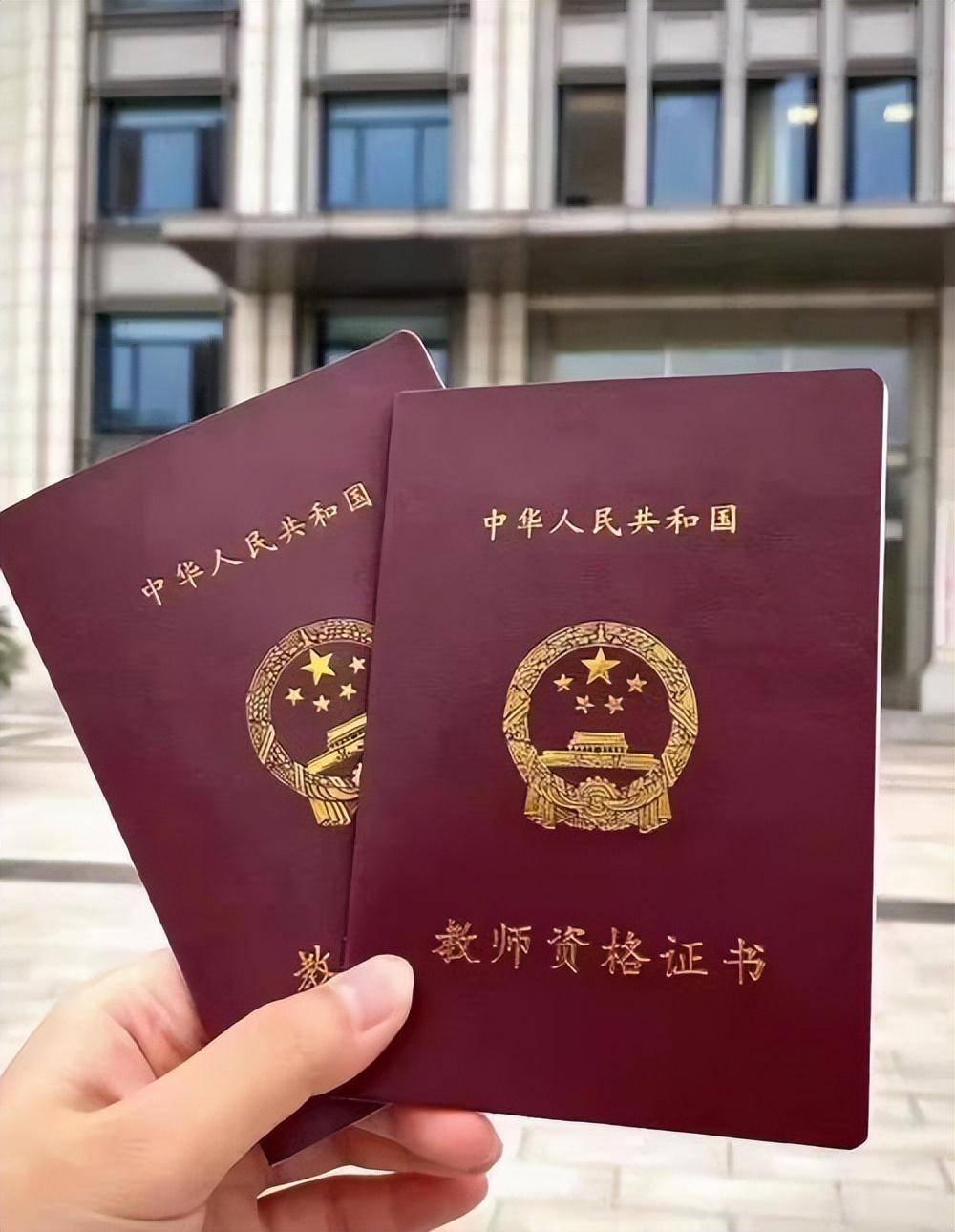 教师资格证仿真制作样品展示